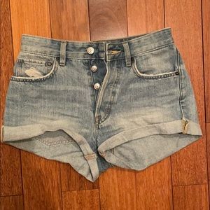 H&M High Wasted Denim Shorts
